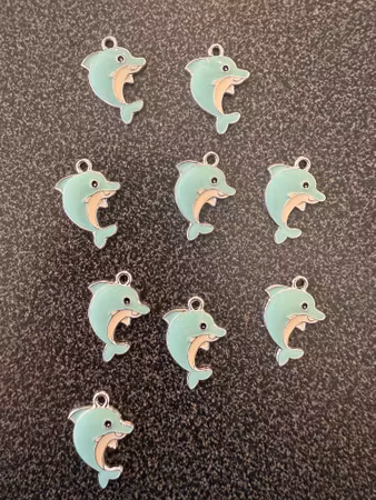 BERLOCK SÖT DELFIN METALL