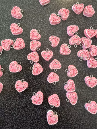 BERLOCK HJÄRTA LOVE ROSA