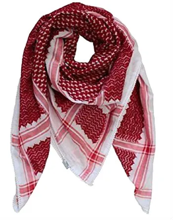 Shumagh Scarf Röd/Vit - TAHARA