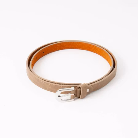 Smalt belte, beige