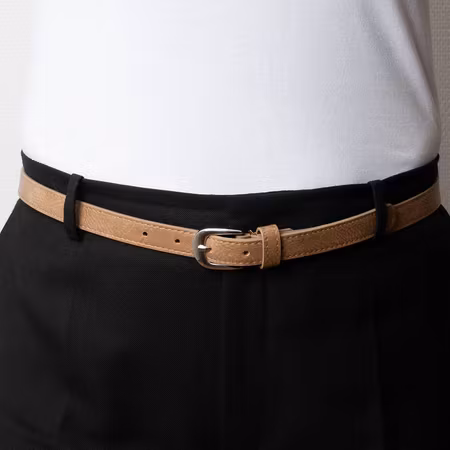 Smalt belte, beige