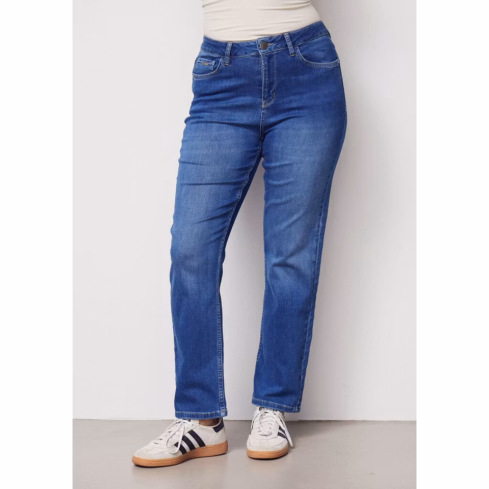 ISAY, Monza Straight Jeans - Mid Denim