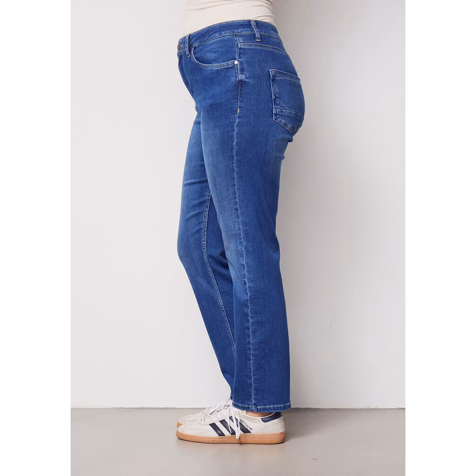 ISAY, Monza Straight Jeans - Mid Denim