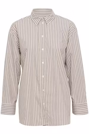 Part Two, Savanna Skjorte, Neutral Twin Stripe