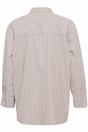 Part Two, Savanna Skjorte, Neutral Twin Stripe