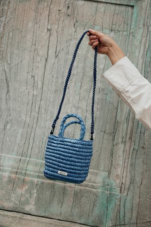 DAY - Summer Straw Bag Bijou Blue