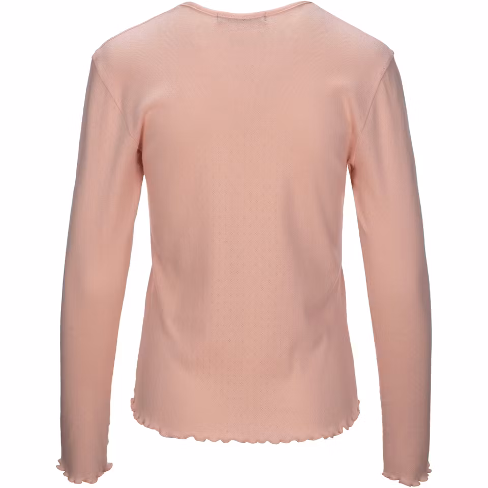 Luxzuz - Pointelle T-Shirt Rosa