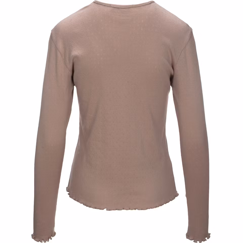 Luxzuz - Pointelle T-Shirt Beige