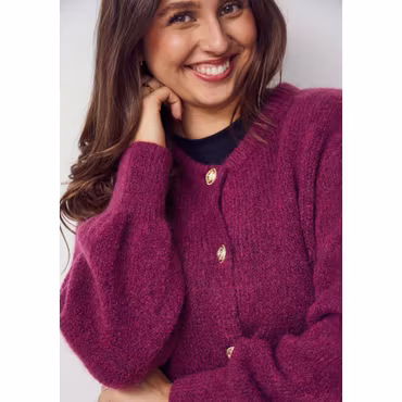 ISAY - Joa Knit Cardigan Cerise