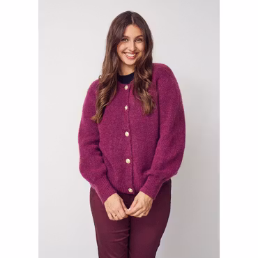 ISAY - Joa Knit Cardigan Cerise