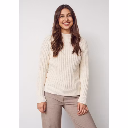 ISAY - Gwen Highneck Pullover White