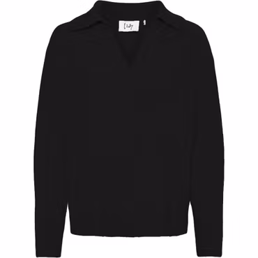 ISAY - Anna Colar Knit Black