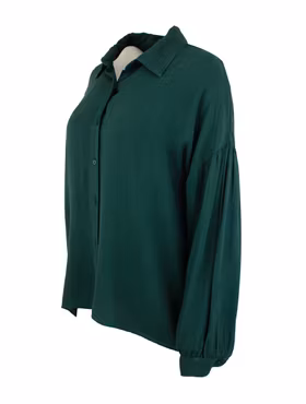 Boheme - Skjorte Kort Forest Green