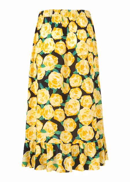 Oriental Print Skirt - Flowerhead