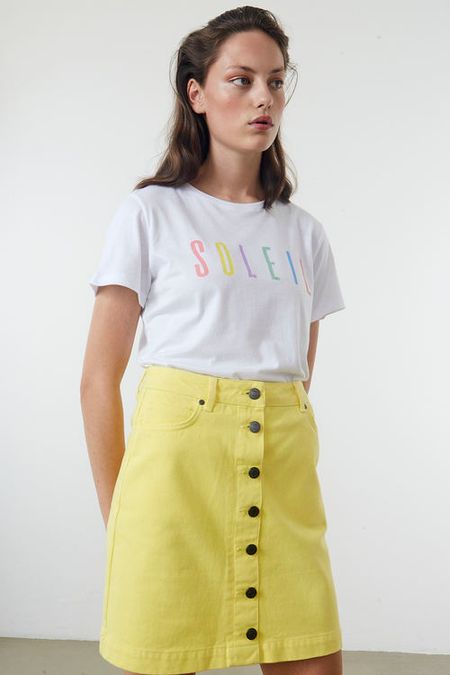 Octave Skirt - Pale Banana
