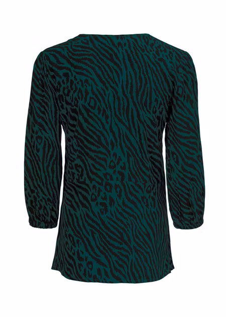 Vivaldi Print Top - Wild Animal Gemstone