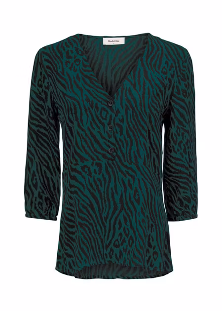 Vivaldi Print Top - Wild Animal Gemstone