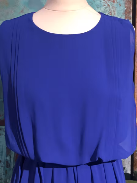 Kate Long Dress - Blue