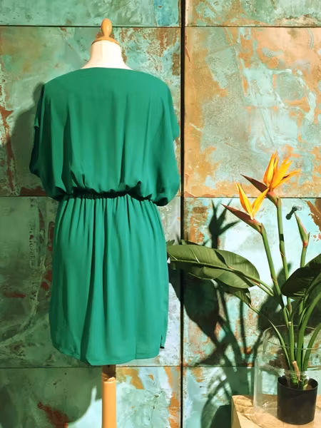 Samarina Mini Dress - Green