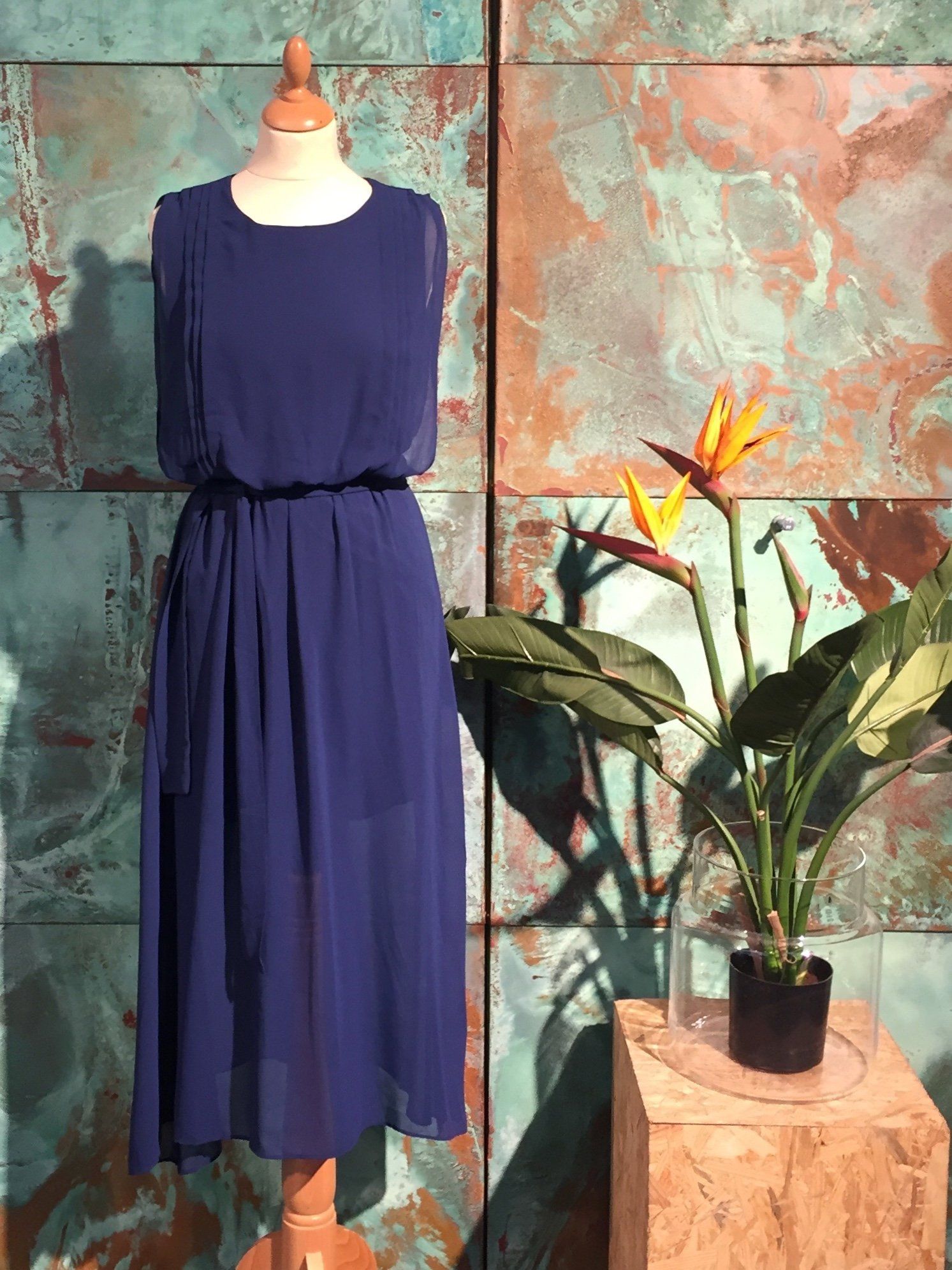 Kate Long Dress - Dark Blue