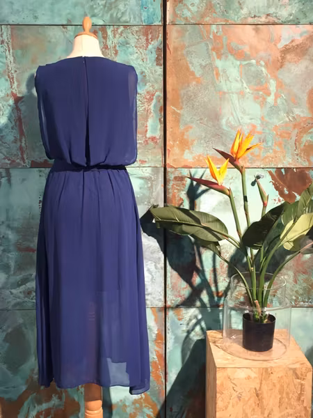 Kate Long Dress - Dark Blue