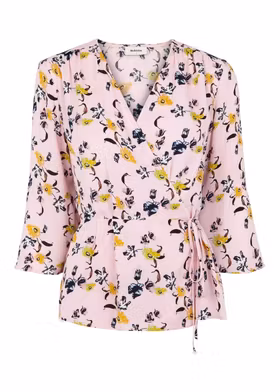 Fardosa Print Top - Pale Floral