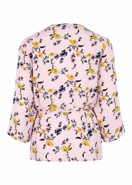 Fardosa Print Top - Pale Floral