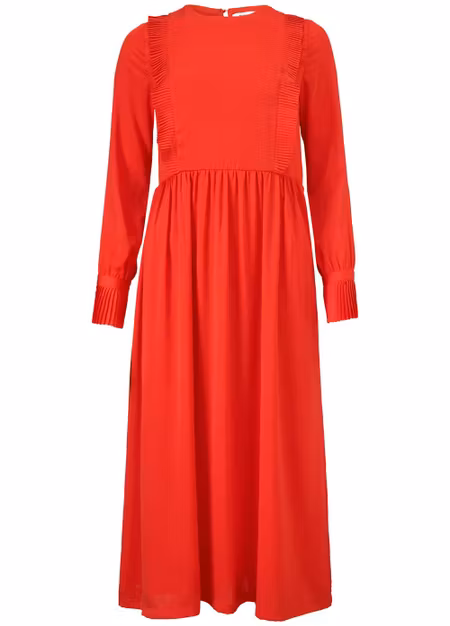 Noelle Dress - Fire Red
