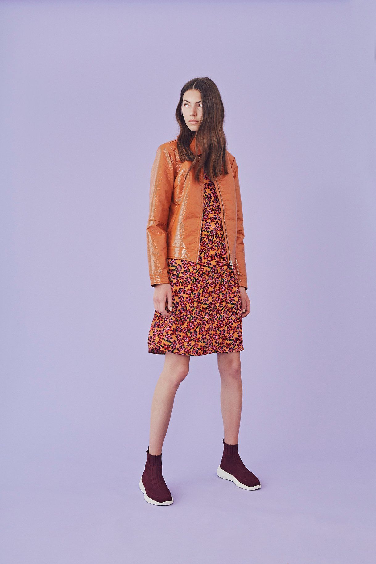 Madonna Print Dress - Flower Love