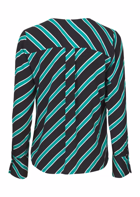 Monet Print Top - Candy Stripe