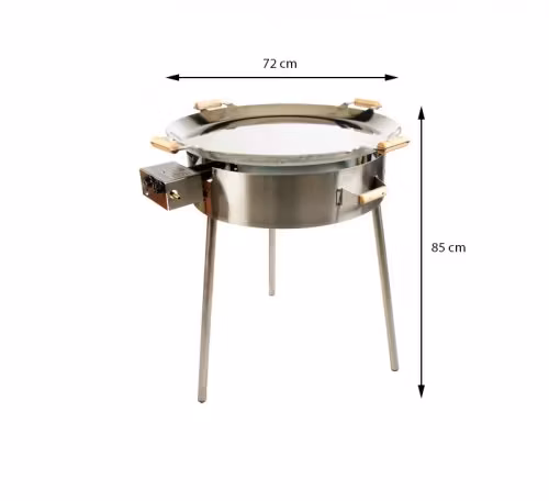 Stekhäll Gasol PRO-720 inox ( rostfritt stål )