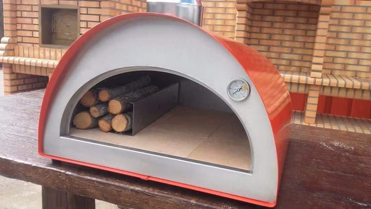 Reservsten till  Pizzaugn isolerad  Portugal inox