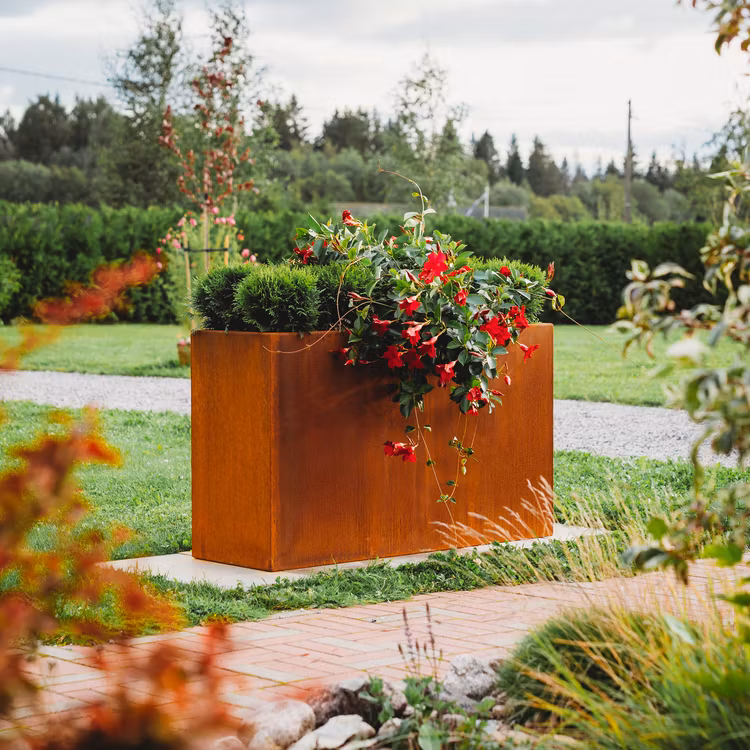 Kruka corten Lilly