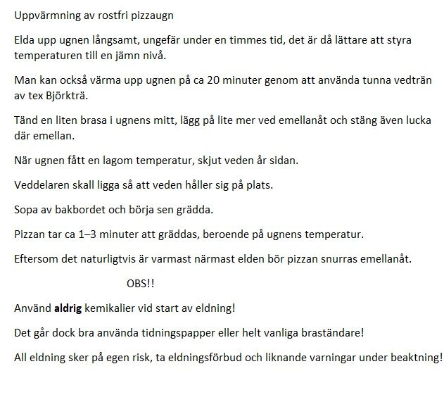 Pizzaugn Ooni Pro vedeldad