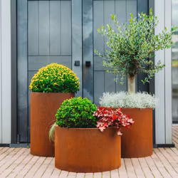 Corten krukor Sister set om 3 st.