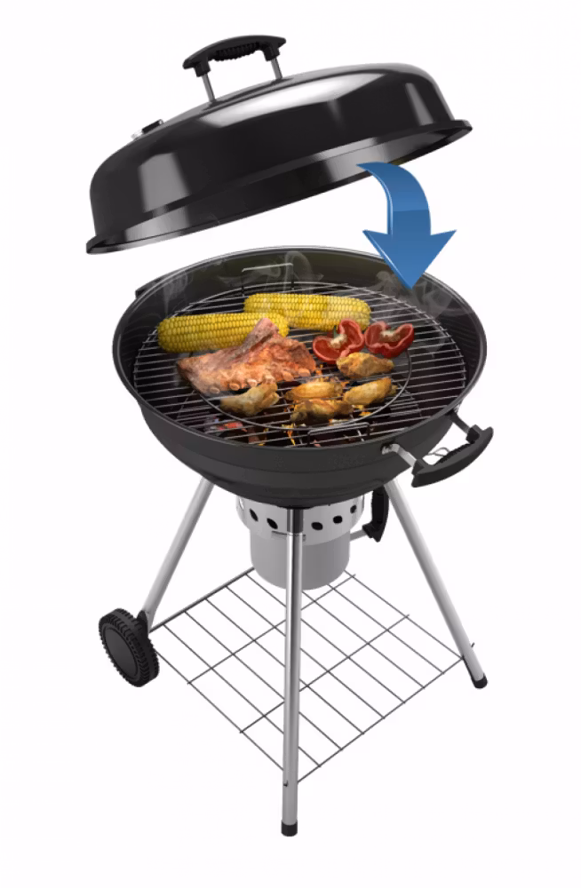 Fornetto Kolgrill Explorer, kolgrill med rotisserie & pizzainsats, slutsåld
