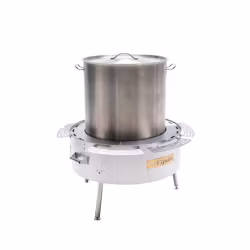 Soppstation med gasolbrännare 160 L grillsymbol