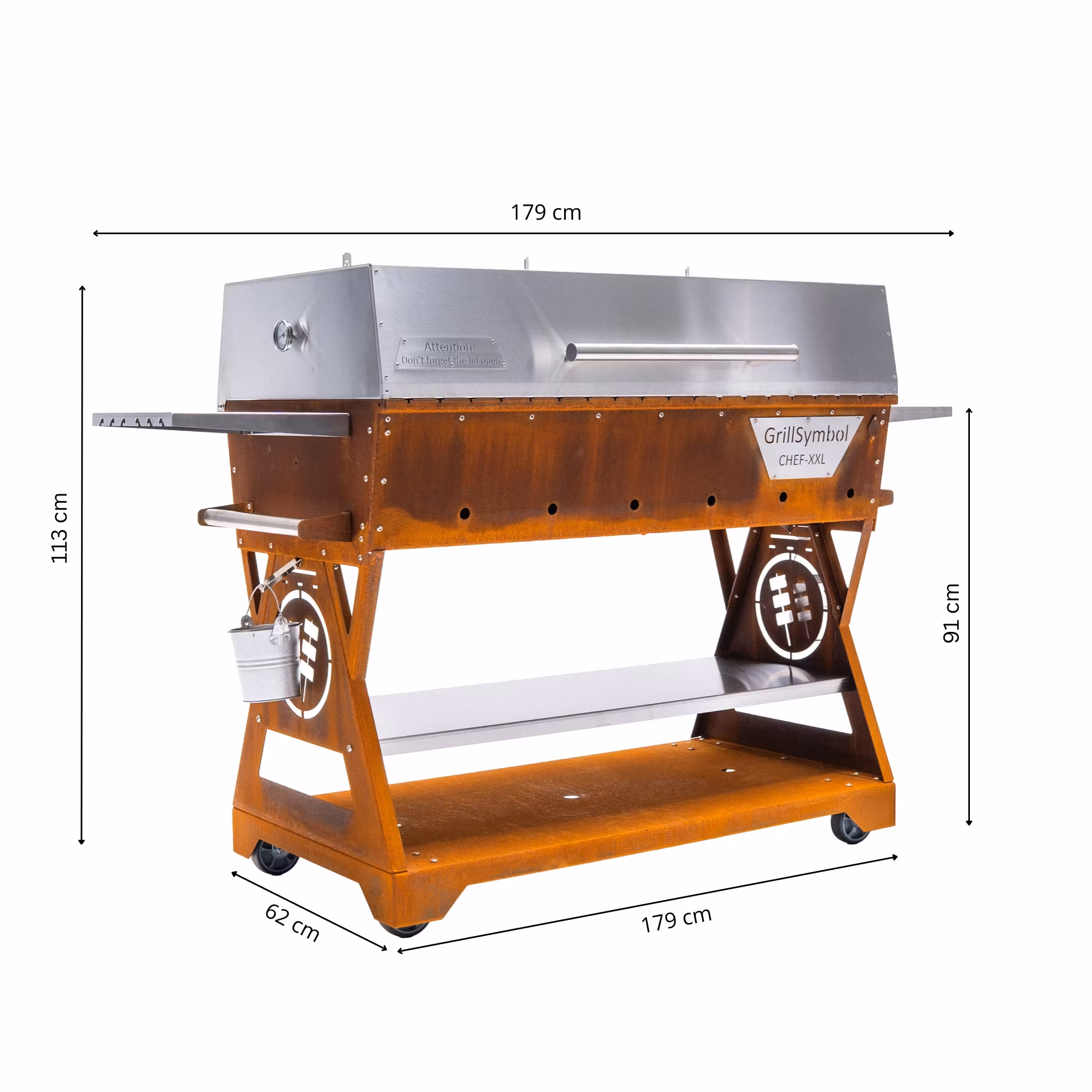 GrillSymbol kolgrill Chef XXL