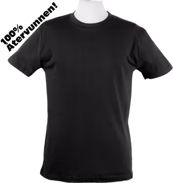 100% Återvunnen T-shirt Unisex Vuxen