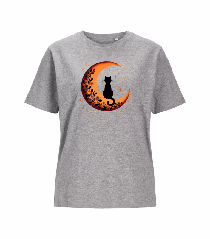 T-shirt  Dam - Katt på månen