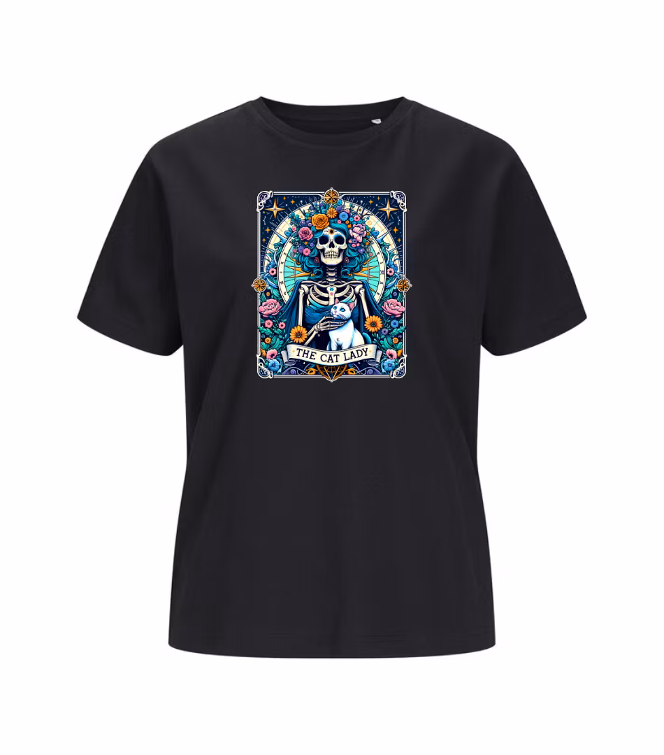 T-shirt  Dam - The Cat Lady