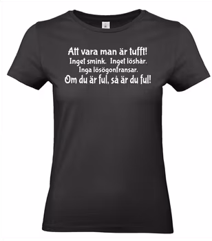 Att vara man är tufft...