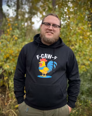 F-Caw-F Unisex Hood