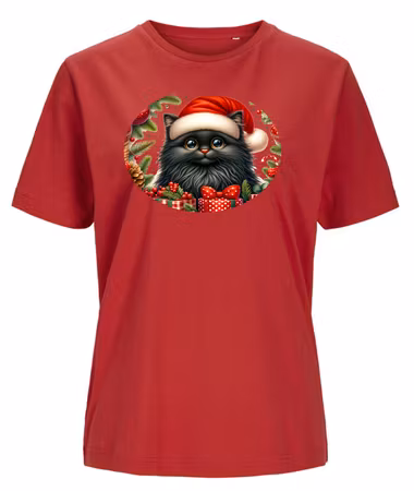 T-shirt Dam Julkatt 2