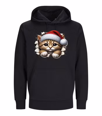 Unisex Hood Julkatt 3