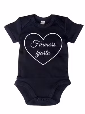 Farmors Hjärta Kortärmad Body