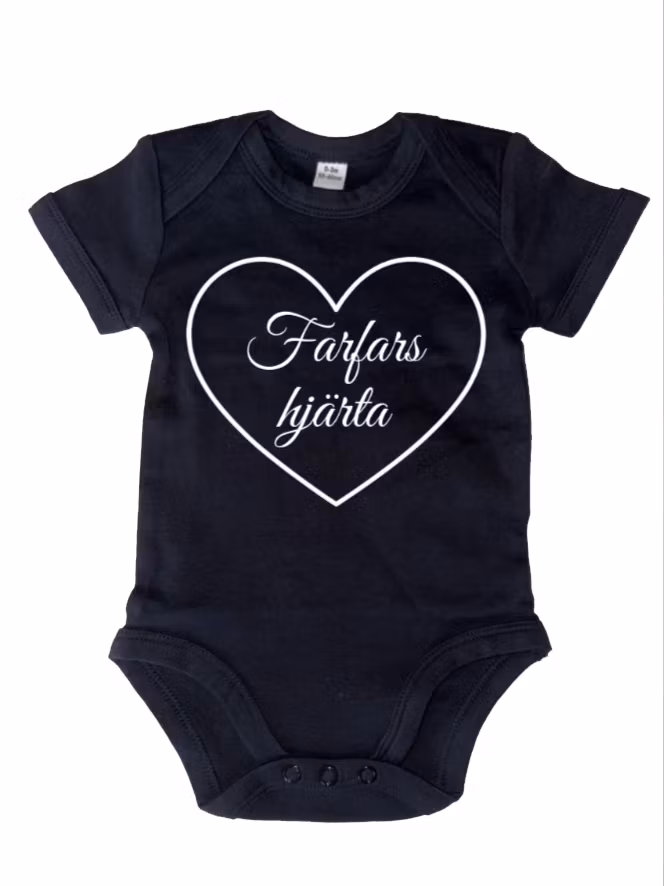 Farfars Hjärta Kortärmad Body