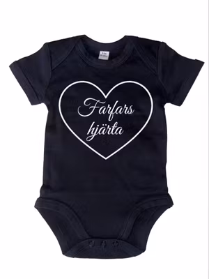 Farfars Hjärta Kortärmad Body