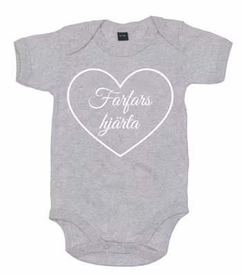 Farfars Hjärta Kortärmad Body