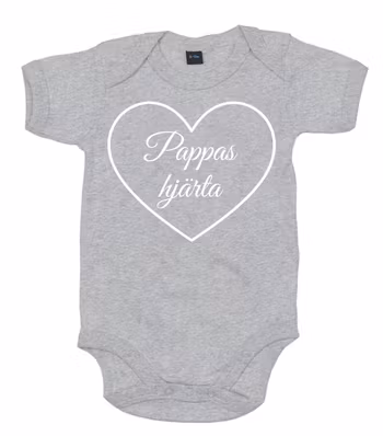 Pappas Hjärta Kortärmad Body